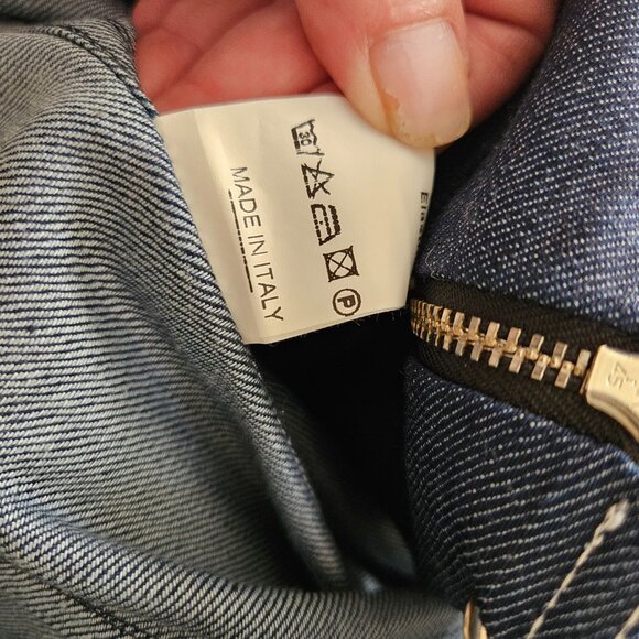 Andrea Rosati Long Sleeveless Denim Vest - Picture 7 of 8